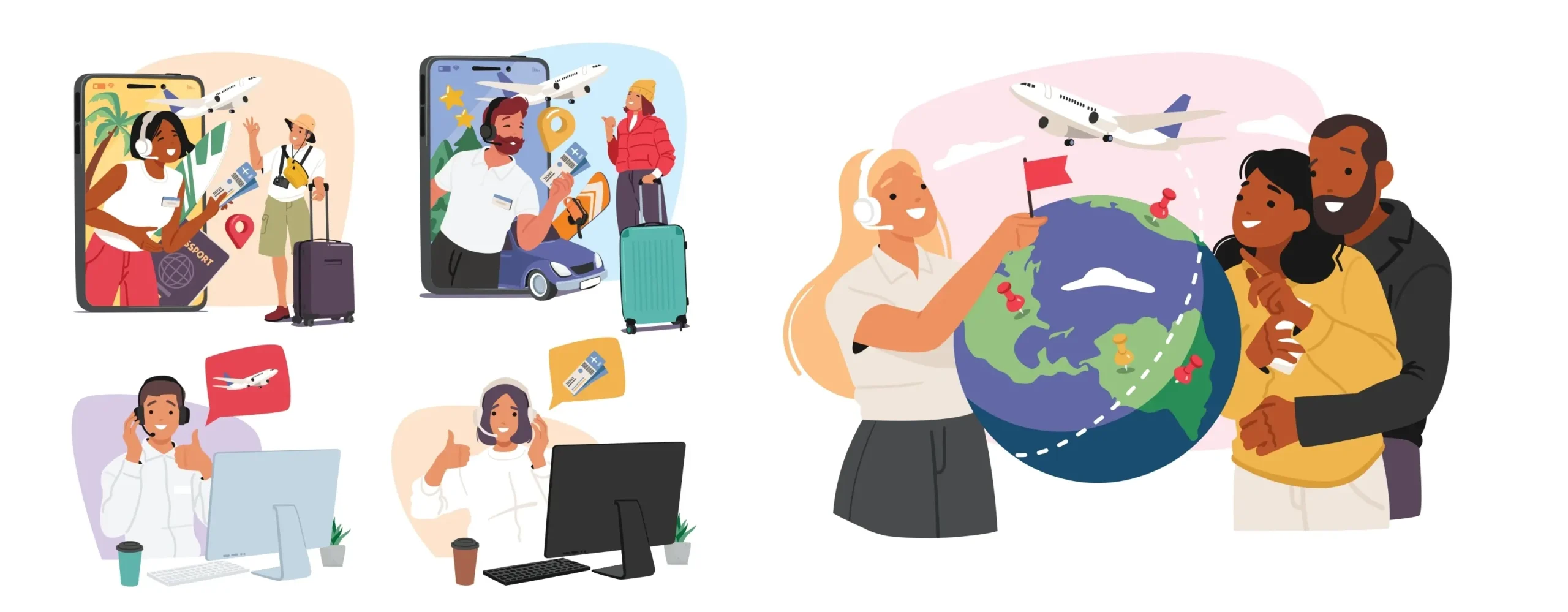 A road map of activities of a Travel Agent in nigeria
